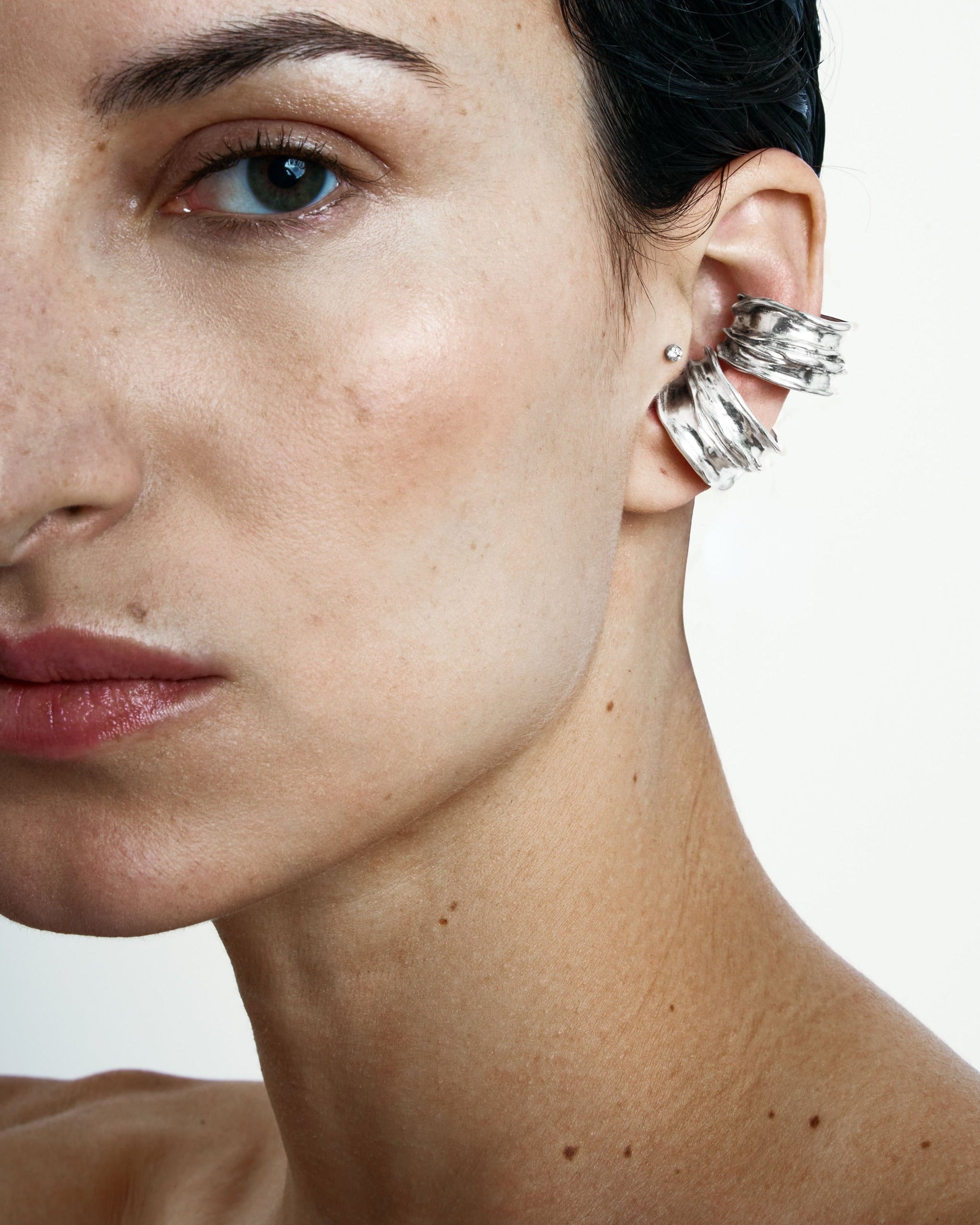 Draped Edge Ear Cuff