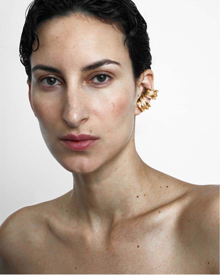 Draped Edge Ear Cuff