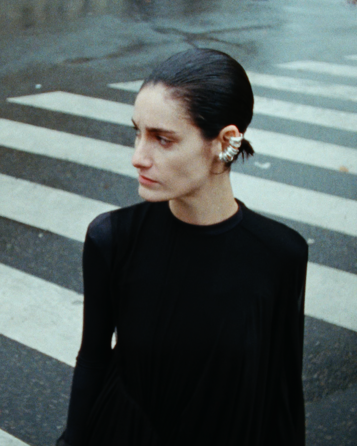 Slim Draped Ear Cuff